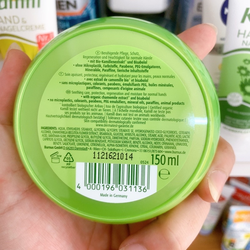 Kem dưỡng da tay và móng tay Kamill - tuýp 100ml,hũ 150ml - Hàng nội địa Đức
