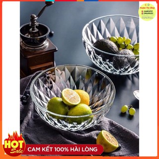 Bát tô thủy tinh họa tiết kim cương Thái Lan