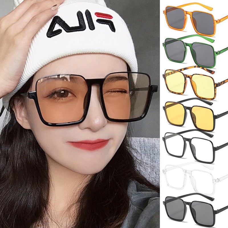 Kính Mát Gọng Lớn Chống Tia UV Thời Trang Cho Nữ