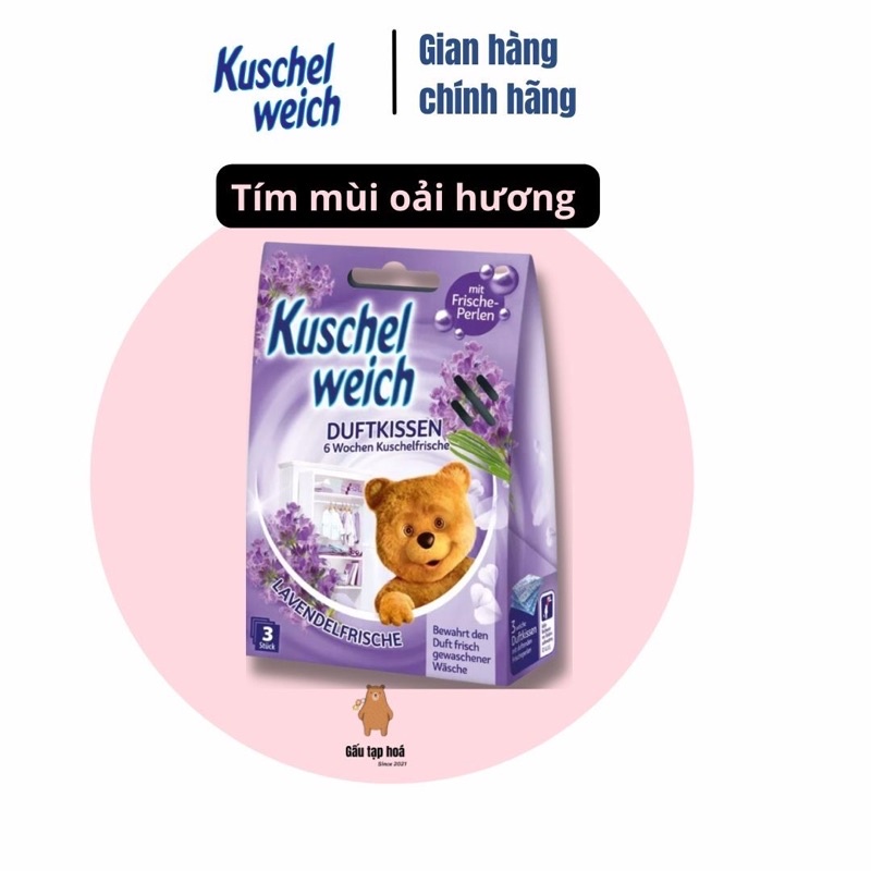 Túi thơm tủ quần áo cho bé Kuschel weich hình gấu trẻ em an toàn- Hàng Đức