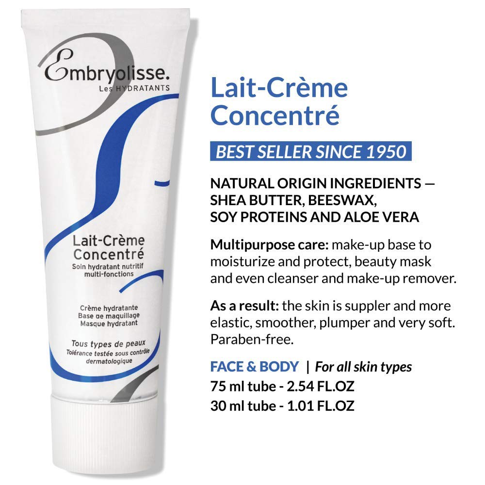 Kem dưỡng ẩm chuyên sâu Embryolisse Lait – Crème Concentré 75ml làm dịu và phục hồi da - MnB Store