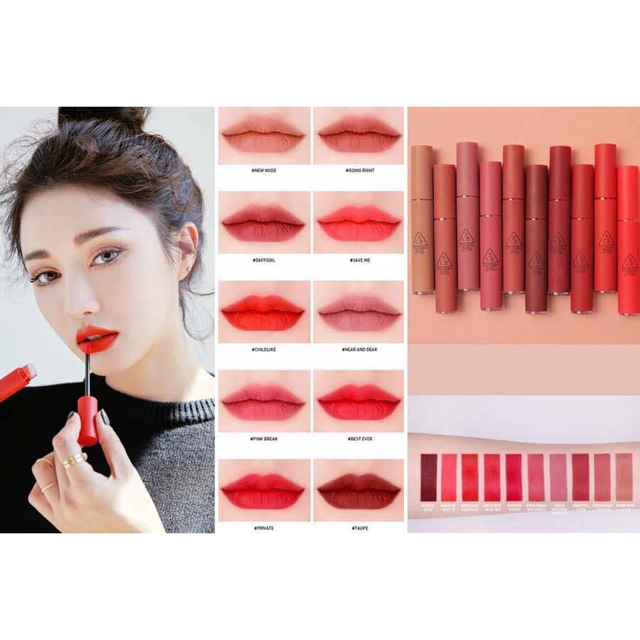 Son kem 3CE Velvet Lip Tint [CHÍNH HÃNG]