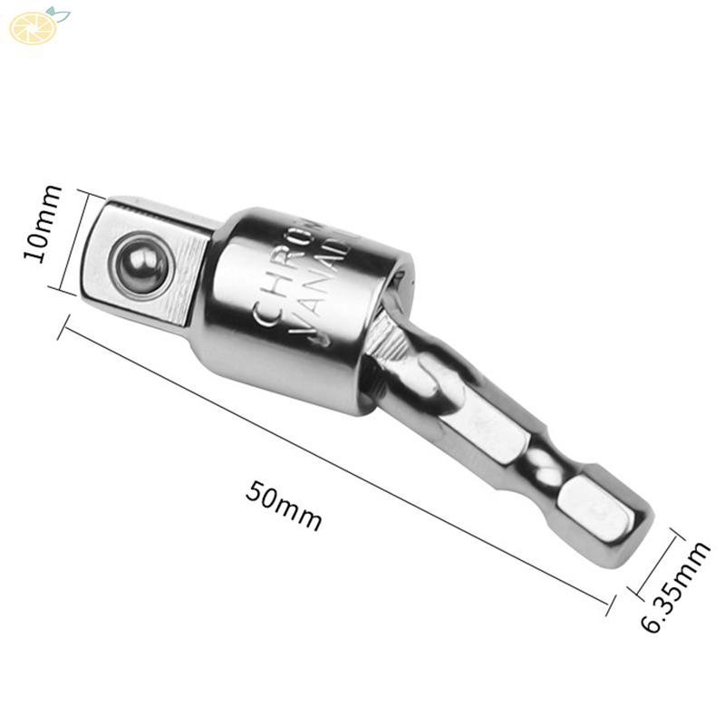 New Impact Driver Tool Power Drill Set Hex Shank Screwdriver Silver Labor-saving Wrenches Bit Hand CR-V Socket Adapter