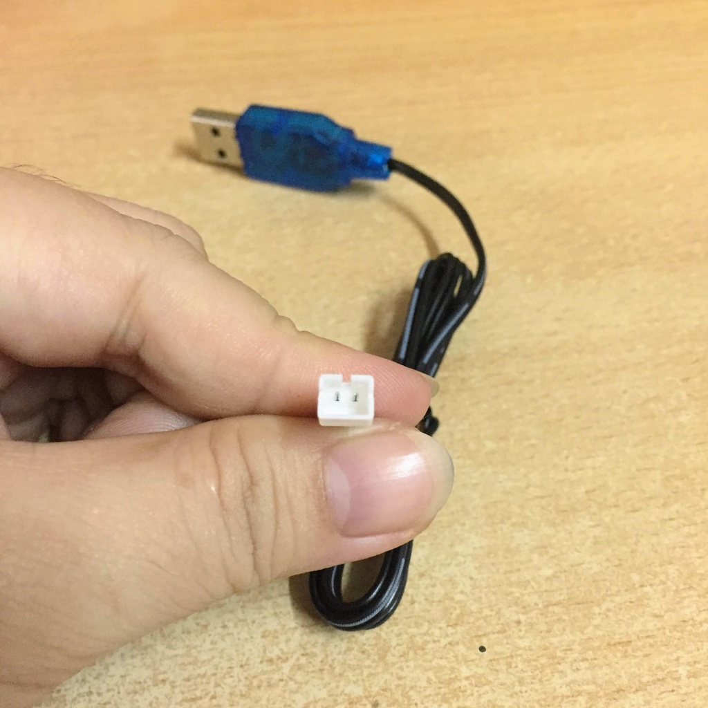 [saigonsg] 2 cáp sạc pin dành cho máy bay Wltoys V911, V911 pro