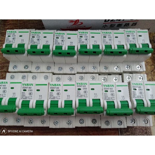 Aptomat thường 2 Pha - C63A - Giá 1 Cái