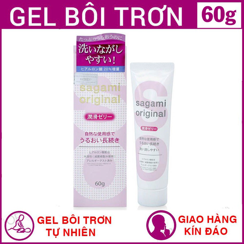 Gel bôi trơn cao cấp cạo độ ẩm tự nhiên Sagami Original 60g nhập khẩu Nhật Bản