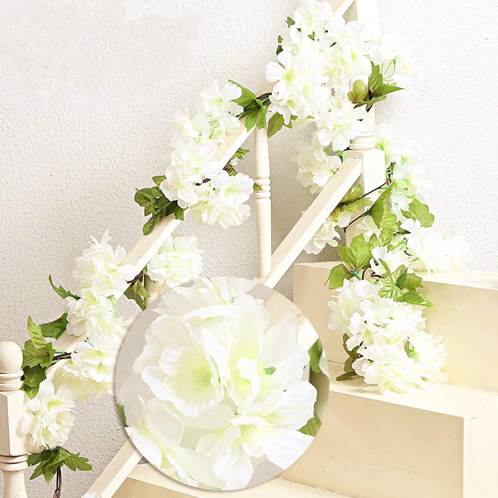 Dây Hoa Hồng Giả Bằng Nhựa Dùng Trang Trí