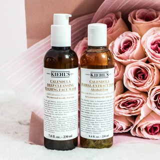 Combo nước hoa hồng và sữa rửa mặt hoa cúc Kiehl's 500ml
