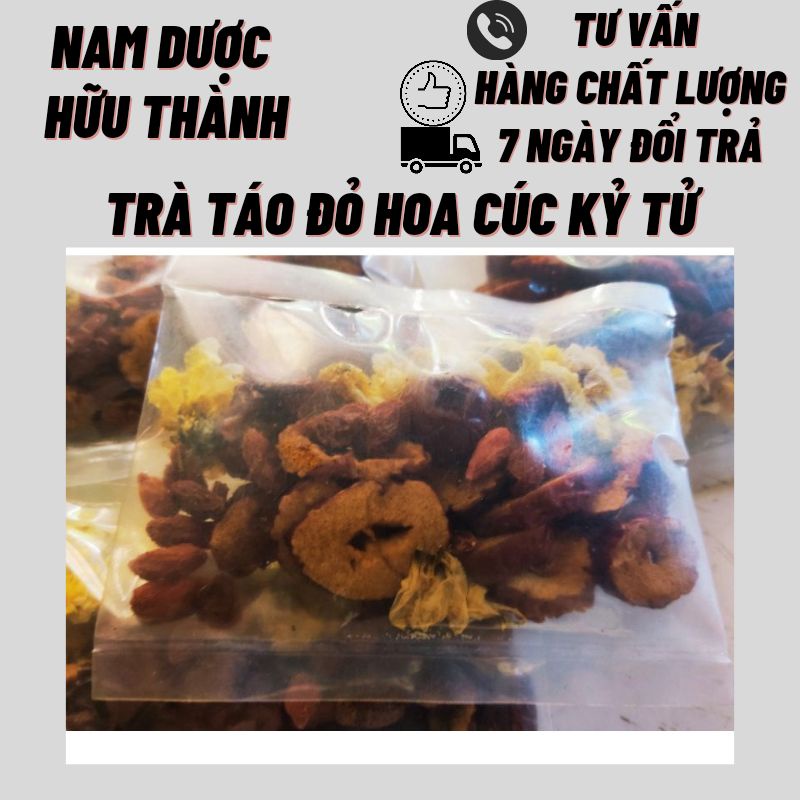 ☑️TÚI TRÀ TÁO ĐỎ HOA CÚC KỶ TỬ THANH NHIỆT GIẢI ĐỘC ĐIỀU HÒA DINH VỆ