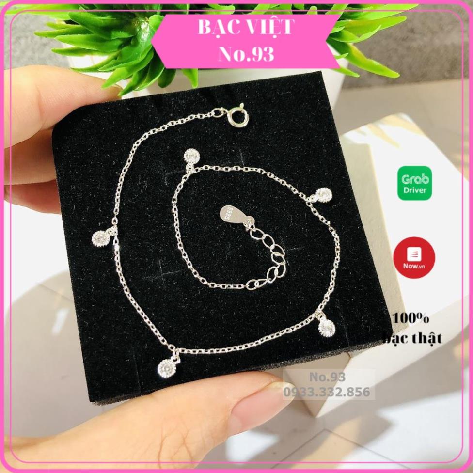 (BẠC THẬT 100%) LẮC CHÂN BẠC NỮ NHẸ NHÀNG QUYẾN RŨ TRANG SỨC CAO CẤP NO.93 VÒNG ĐEO CHÂN BẠC ĐẸP