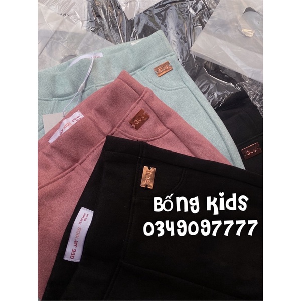 Quần Legging Bé Gái Giả Da GJ