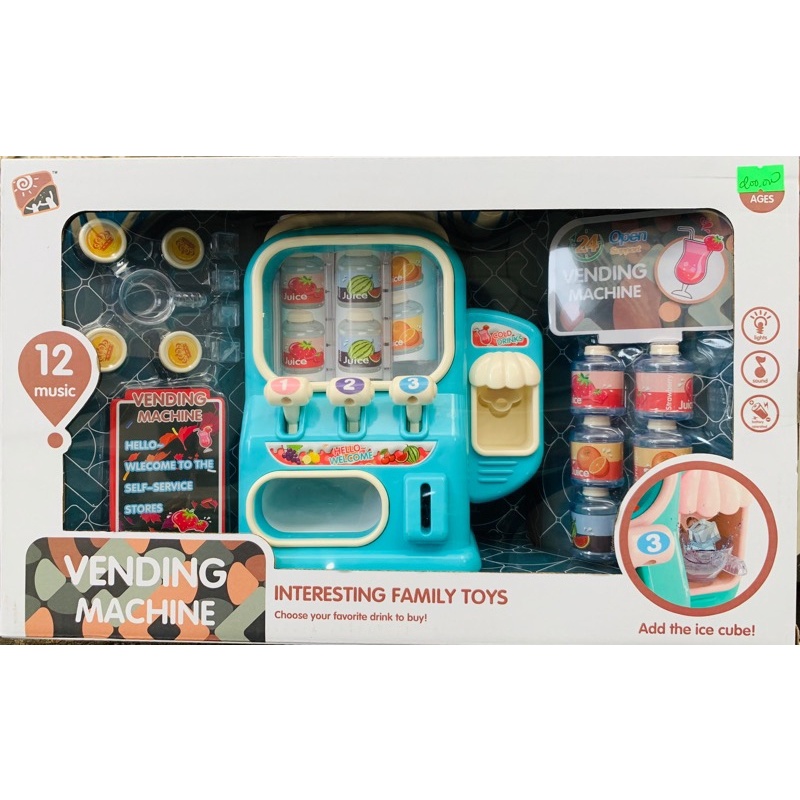 Đồ Chơi Máy Bán Nước Tự Động Trẻ Em - Máy Bán Hàng Thông Minh Cho Bé C668-15 DCTE