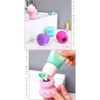 [Kèm hộp] Cọ rửa mặt, massage mặt bạch tuộc 2 đầu