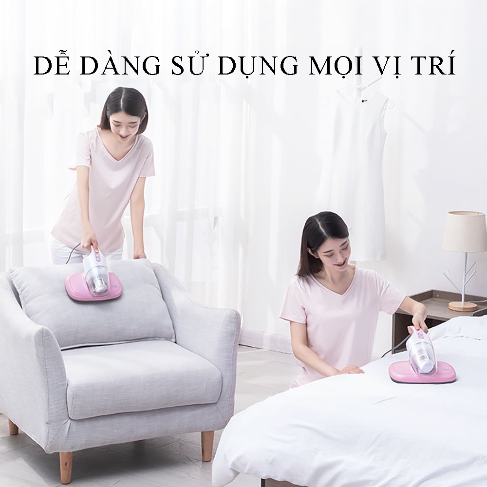 Máy hút bụi giường nệm diệt khuẩn tia UV Haier an toàn, hiệu quả. Máy hút bụi cầm tay