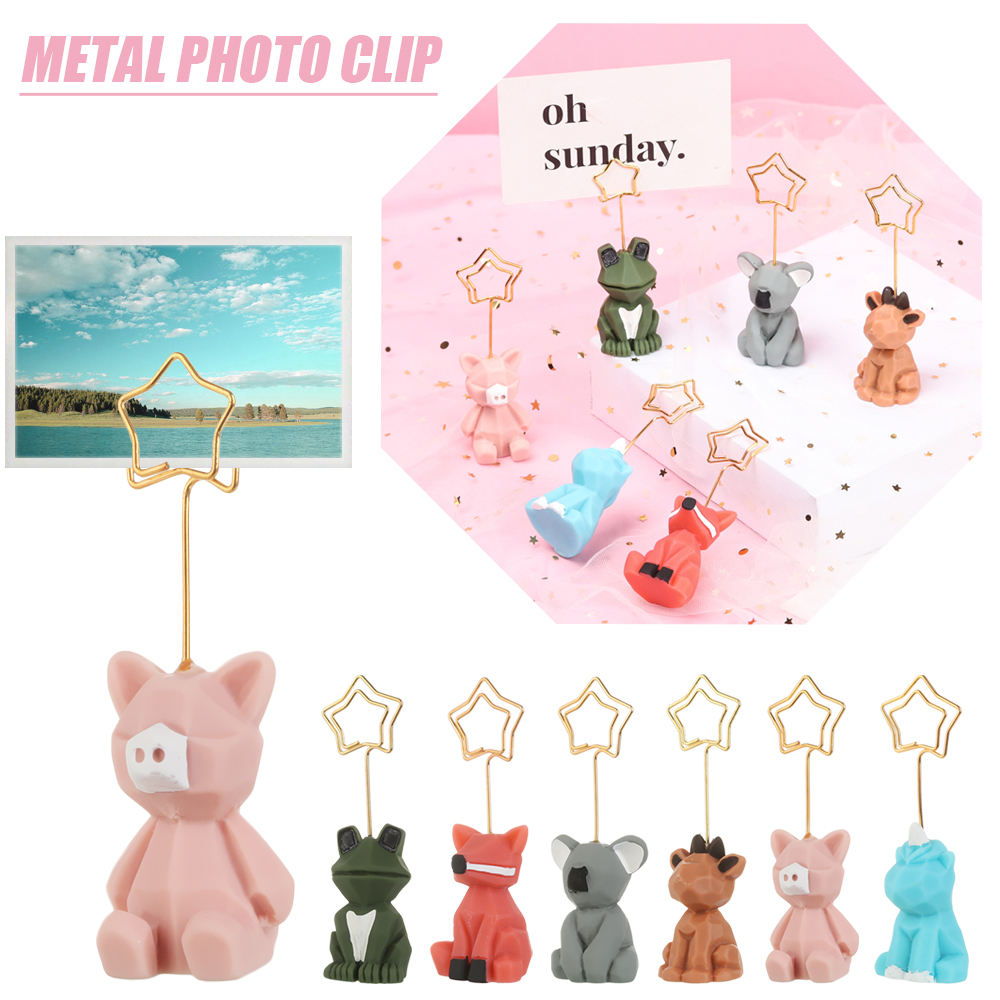 ME Koala Paper Clip Photo Paper Memo Clips Note holder Birthday gift Animal shape Kawaii Desk Decorative Photo Stand