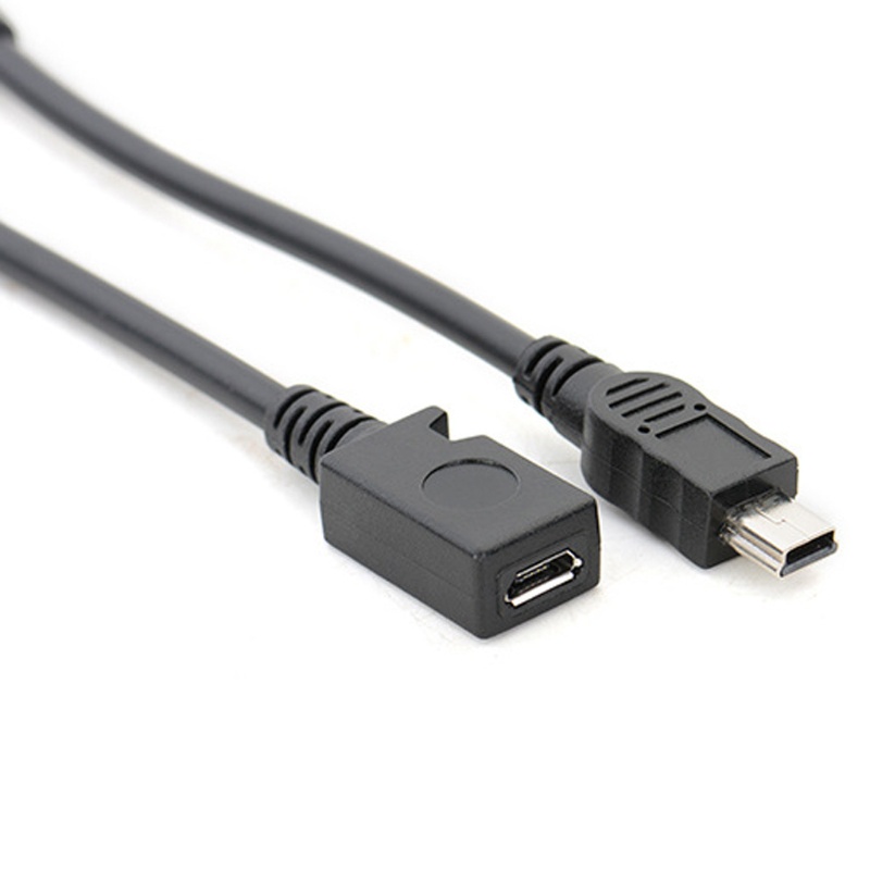 Cáp Chuyển Đổi Micro USB Sang Mini USB Màu Đen Chuyên Dụng Cho Đầu Đọc Thẻ Nhớ / Quạt MP4