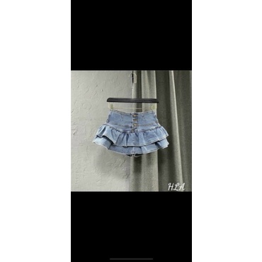 Set áo sơmi caravat kèm chân váy tennis caro P988