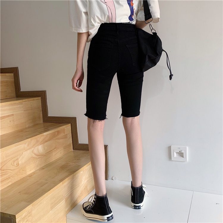 Quần short denim Xiaozhainv XZ6