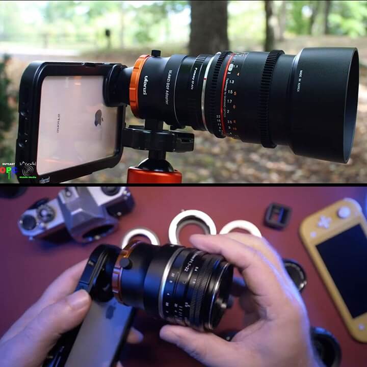 Adapter gắn Lens máy ảnh cho điện thoại Ulanzi chính hãng