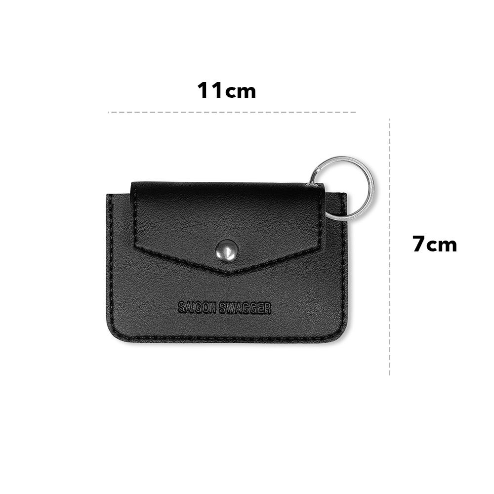 Móc Khóa Ngang Da Pu SAIGONSWAGGER® Flap Card Keychain