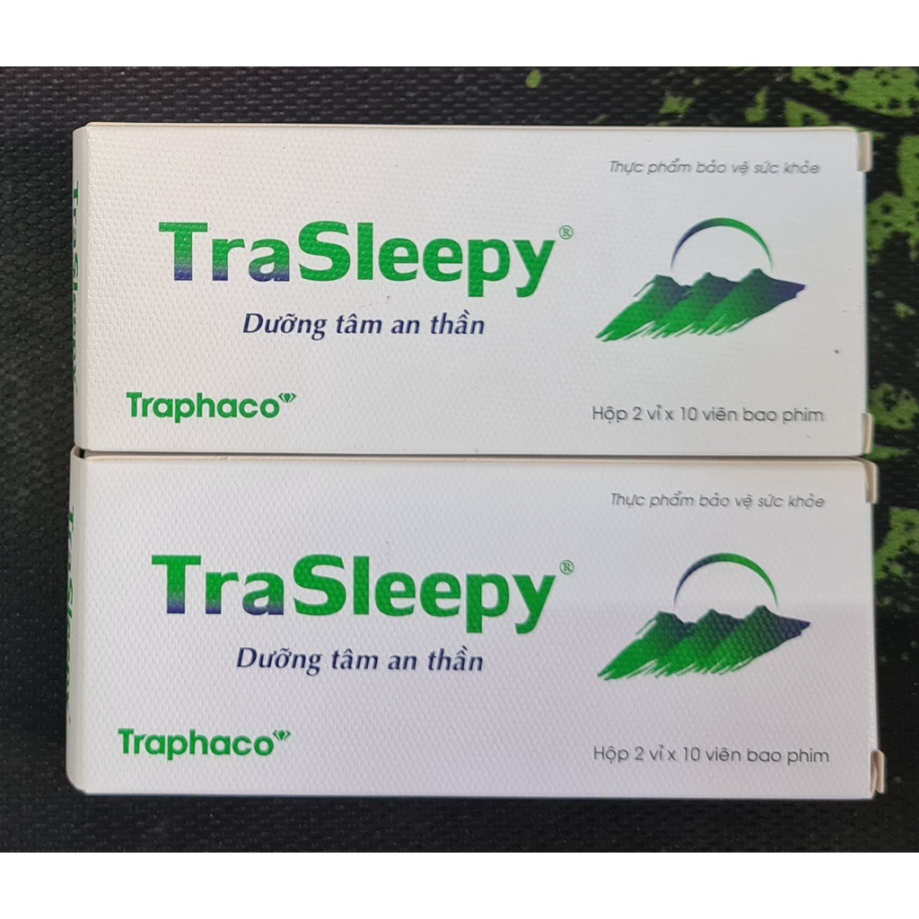 Viên an thần TraSleepy Traphaco (Hộp 20 viên) - Hỗ trợ dưỡng tâm an thần