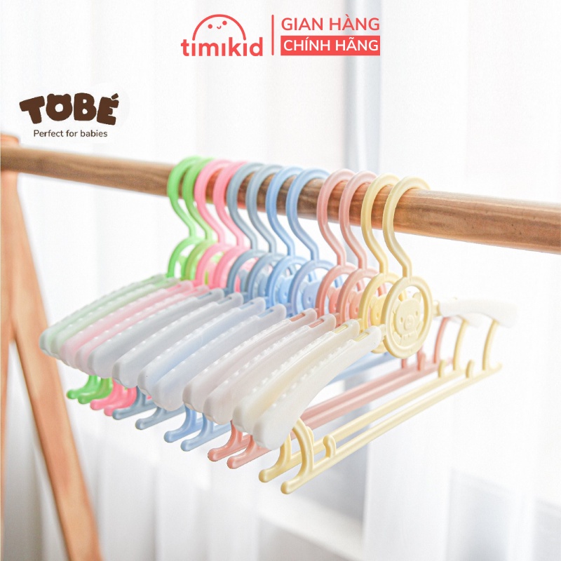 Móc Áo Trẻ Em TOBE Tiện Dụng Nhiều Màu Có Thể Điều Chỉnh Độ Rộng 1Set/5Chiếc