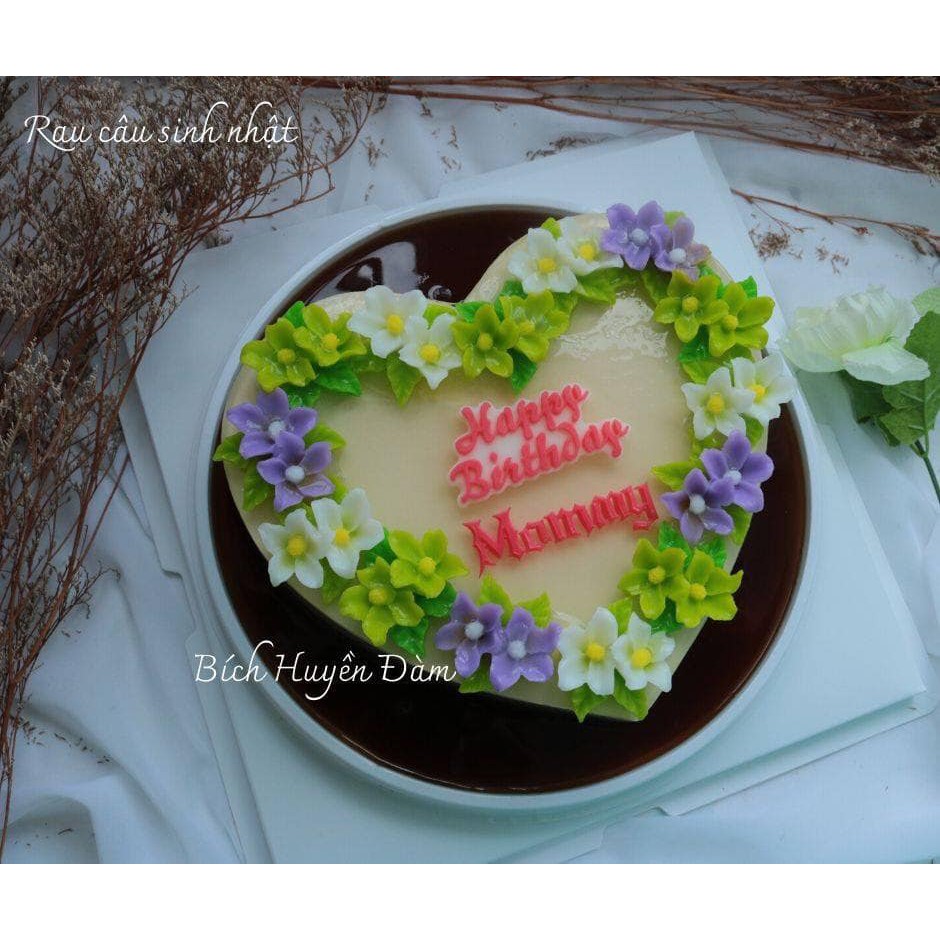 Khuôn silicon rau câu hoa nổi 4D- Hoa Lài