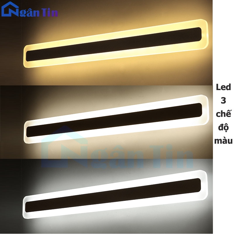Đèn Led Soi Gương Soi Tranh Trang Trí Trong Nhà 11W Led 3 Chế Độ Màu RG700 Ngân Tin