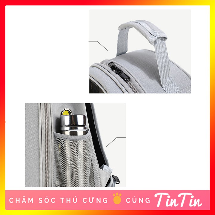 Balo Phi Hành Gia Vận Chuyển Thú Cưng Chó Mèo Kèm Thảm Lót Hàng Đẹp