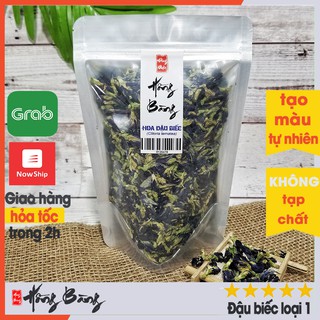 HOA ĐẬU BIẾC 100g Hồng Bàng (trà hoa đậu biếc sấy khô, bổ dưỡng đẹp da chống lão hóa, không chất bảo quản)
