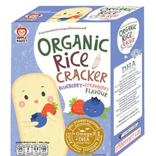 Bánh Gạo Organic Việt Quất Và Dâu bổ sung Omega3 và DHA date 12/2020