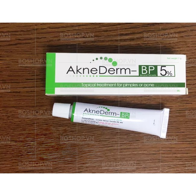 KEM GIẢM MỤN BENZOYL PEROXIDE 5% AKNEDERM 10G CHÍNH HÃNG - 7333