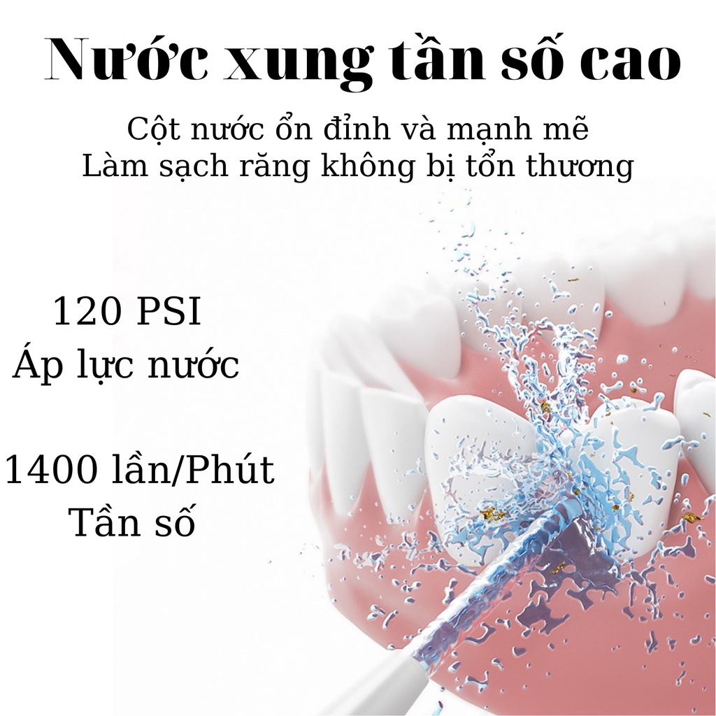 Tăm nước cao cấp Lebooo 200ml - Tiện Dụng - An Toàn - Bảo Hành Chính Hãng