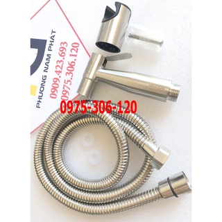 Bộ Vòi Xịt Vệ Sinh và Dây INOX 304 VX25 Fotar và cài xịt NƯỚC MẠNH có video