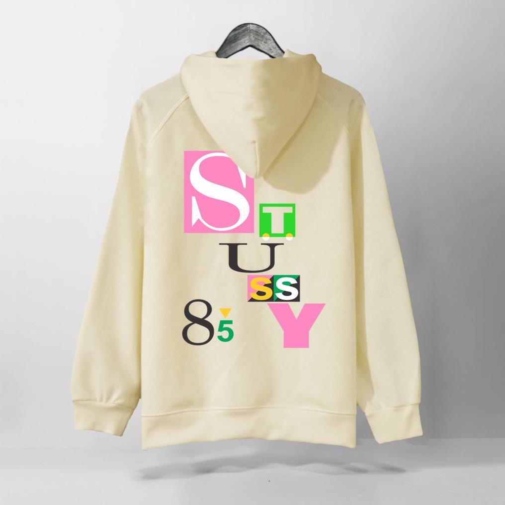 Áo Nỉ HOODIE Stussy Hot Trend, Form Rộng CHUẨN Xu Hướng, áo nỉ bông hoodie unisex nam nữ