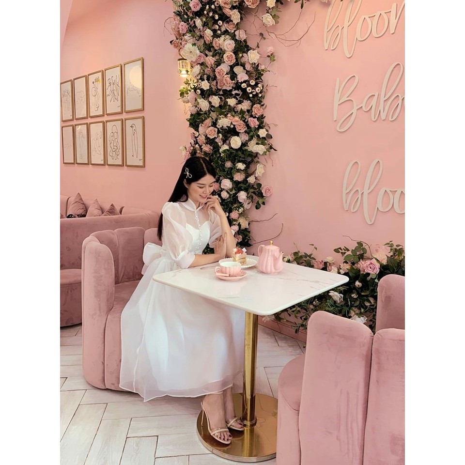 Đầm dự tiệc trắng phồng lưới xốp, Đầm váy dạ hội thiết kế cao cấp [KÈM ẢNH THẬT] | BigBuy360 - bigbuy360.vn