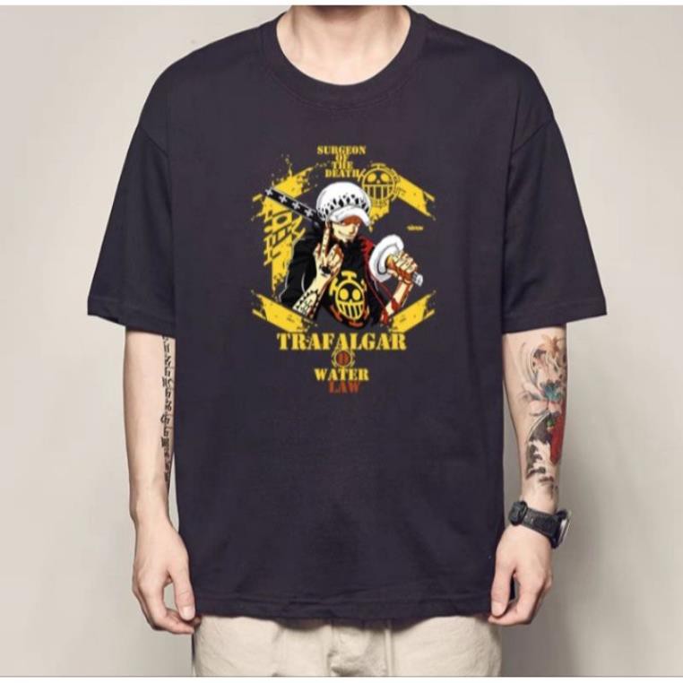 Áo Thun Tay Lửng Trafalgar D.Water Law, Áo Phông One Piece