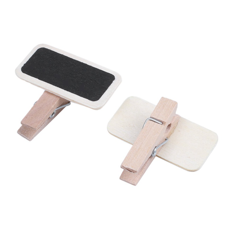 Bảng Đen Mini 150 Kẹp Gỗ Dùng Ghi Chú Đánh Dấu Số