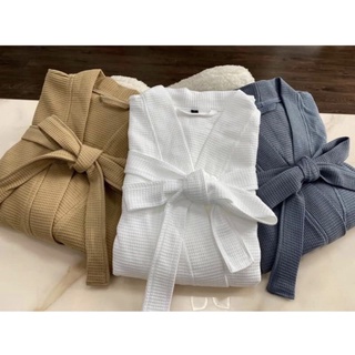 Áo choàng tắm khách sạn cotton tổ ong