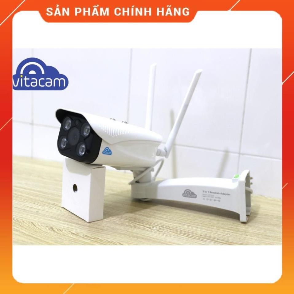 [FreeShip]  Camera Vitacam VB720 Pro ngoài trời đàm thoại 2 chiều vb720 pro có màu ban đêm