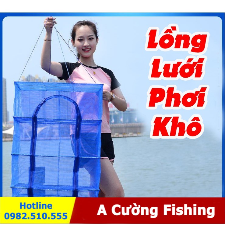 Lồng Lưới phơi thực phẩm có thể gấp gọn tiện dụng