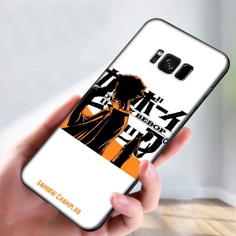 Samsung Galaxy S10 S9 S8 Plus S6 S7 Edge S10+ S9+ S8+ Casing Soft Case 77SF Samurai Champloo Anime mobile phone case