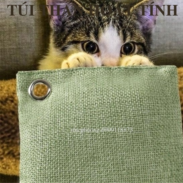 Túi than hoạt tính 200 gram khử mùi ô tô, xe hơi, mùi nấm mốc, kháng khuẩn, lọc không khí trong nhà