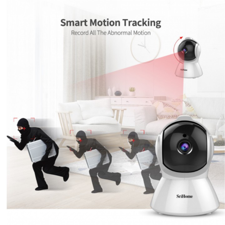 Kèm thẻ nhớ 64GB Yoosee-Camera wifi SH025 , xoay 360 , đàm thoại 2 chiều , theo dõi chuyển động , AP Hotspot | BigBuy360 - bigbuy360.vn