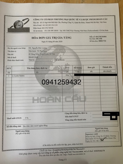 VIÊN UỐNG TỔNG HỢP LÀM ĐẸP DA, TÓC, MÓNG L CYSTINE VỚI BIOTIN VÀ VITAMIN E HỘP 60 VIÊN | Thế Giới Skin Care