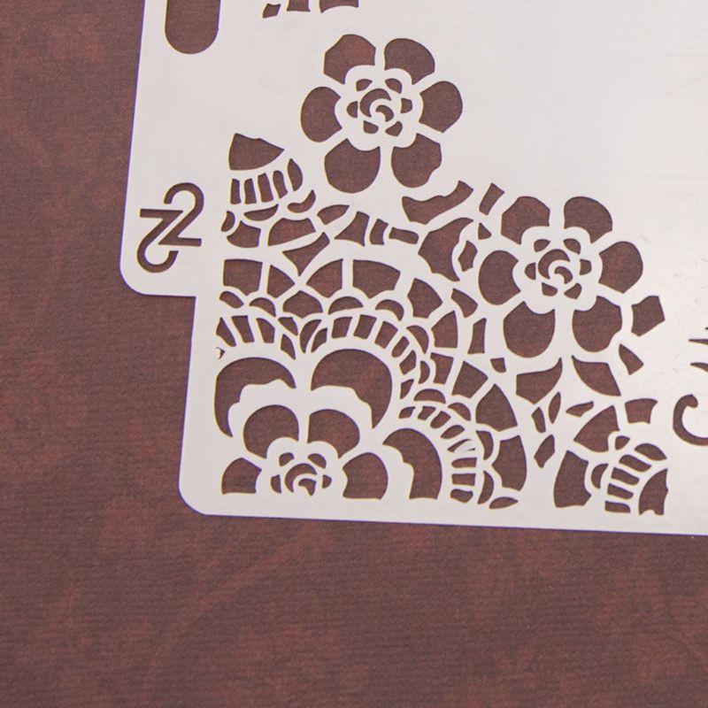 Flower Stencils Template Painting Scrapbooking Embossing Stamping Album Card DIY