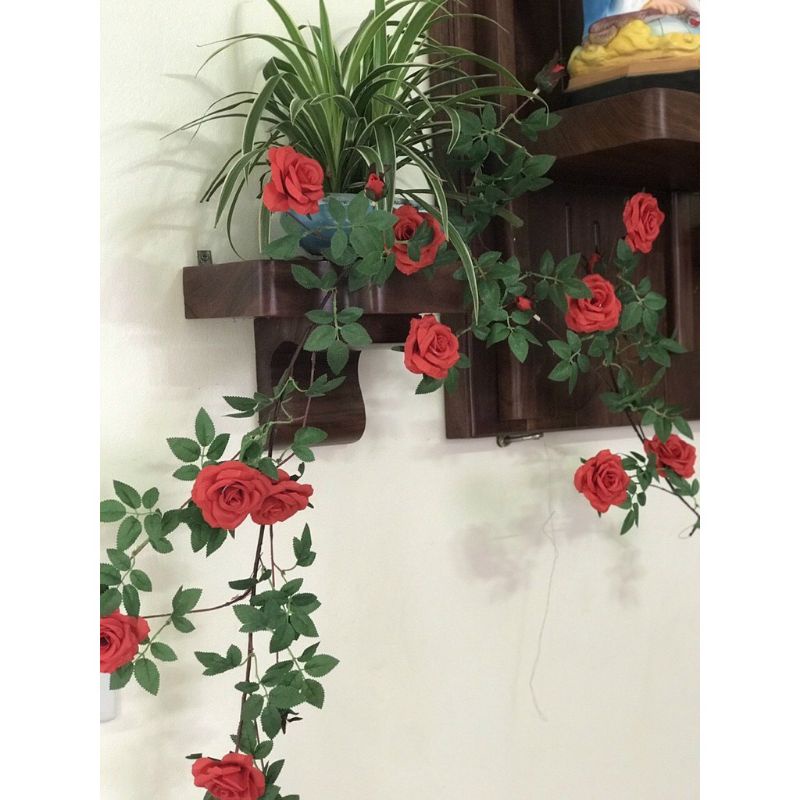 ĐÂY HỒNG LEO NHỰA CAO CẤP_DÀI 1m7