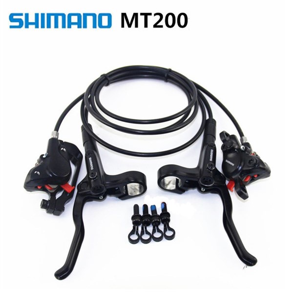 Bộ phanh dầu xe đạp Shimano MT200 trước và sau