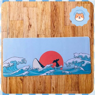 Lót bàn phím Coral Sea chống trượt, chống nhăn 70 x 30 cm