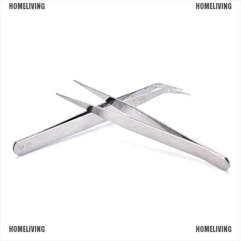 Set 2 Nhíp Thẳng Bằng Thép Không Gỉ Chuyên Dụng Trong May Vá